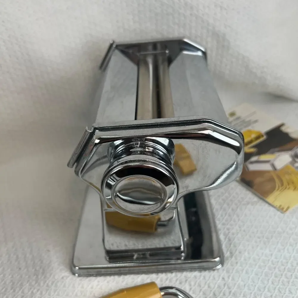 Atlas Pasta Queen Marcato Deluxe 150mm Pasta Maker Machine Italy w/ Box Manual